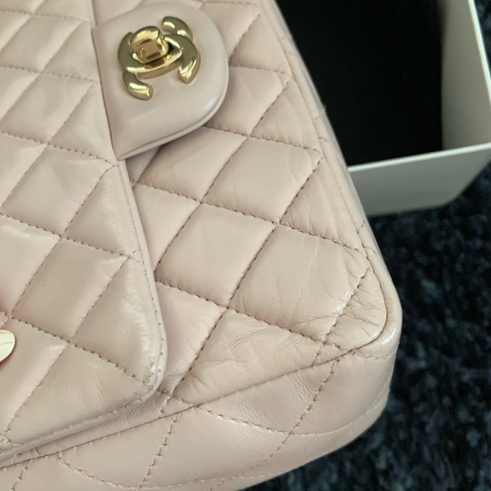 Chanel classic mini flap shoulder crossbody bag - Picture 7 of 12